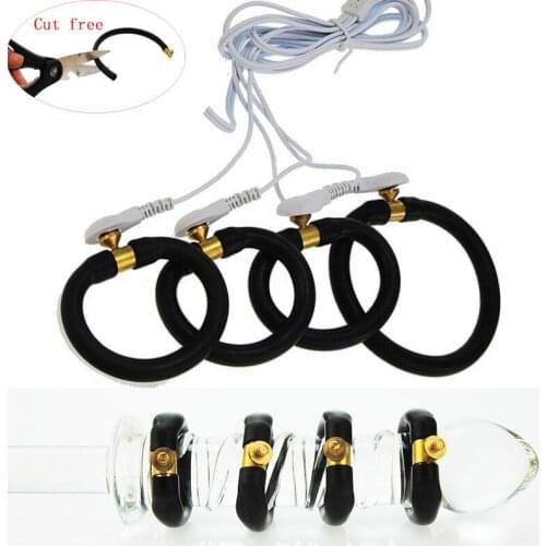 Electro Shock Penis Rings,Cock Enlargers Extension Rings,Electric Shock Orgasm Cock Ring,Medical Themed Toy Sex Toys For Men
