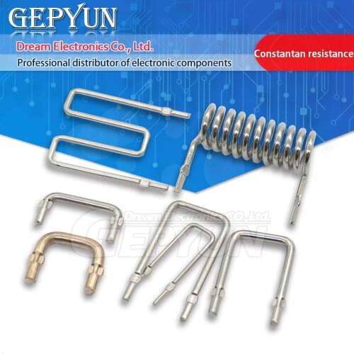 10PCS Constantan resistance / sampling resistor 0.001R ~ 0.1R pitch 10mm 12.5mm 15mm 20mm /1mR ~ 100mR 3mR 5mR 6mR 10mR 40mR