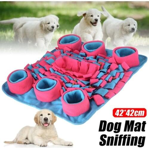 Dog Sniff Training Mat Smell Pad Food Slow Feeding Release Stress Pet Blanket Relieve Stress Nosework Interactive Toys Pet Toys