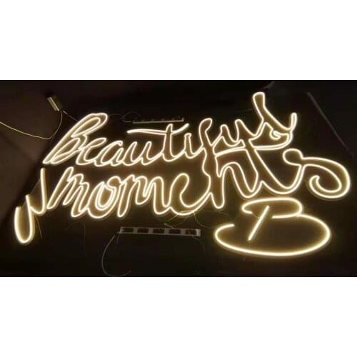Neon Sign Custom Made LED Light Music Birthday Home Room Pab Wall Decoration Wedding Birthday Party Restaurant Flower Faceplate