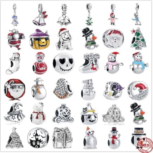 New DIY fine beads Fit Original Pandora Charms Silver 925 Bracelet Jewelry YXG015