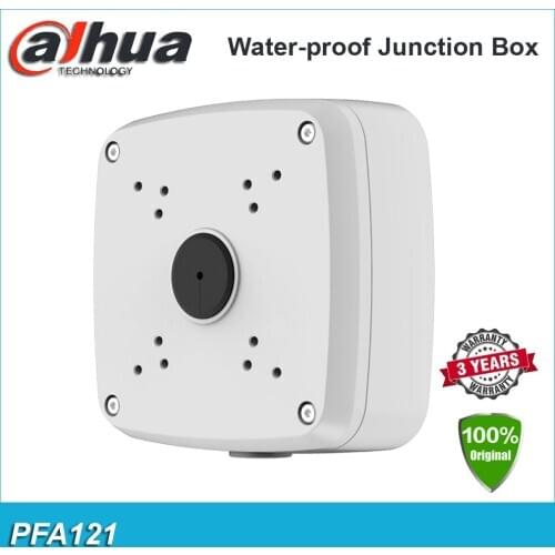 Original Dahua PFA121 Aluminum Alloy Metal IP66 Water-proof White Junction Box