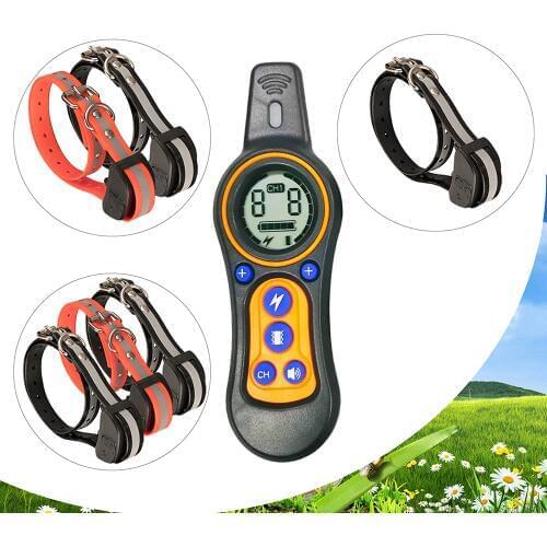 Dog Shock Collar With Remote Waterproof Electric For Large WL-0225 Pet Training with 1/2/3 collar 100g2280