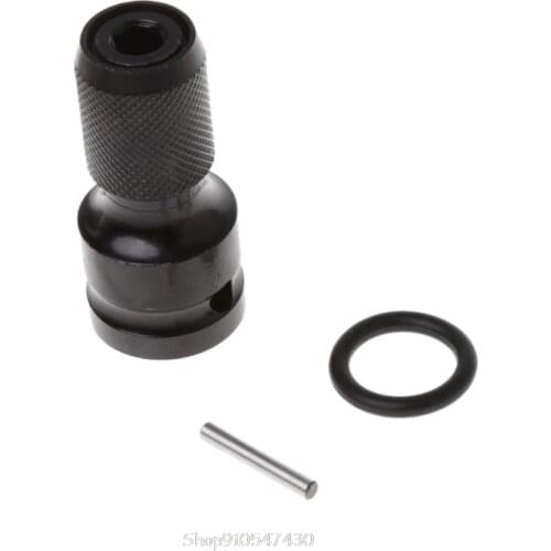1/2\"Drive To 1/4\"Hex Shank Converter Quick Release Chuck Screwdriver Bit Adapter O05 20 Dropship