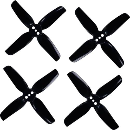 20pcs/10pairs HQ Durable Prop T2X2X4 2020 2inch 4 blade Black propeller prop compatible XING 1103 motor for FPV drone part