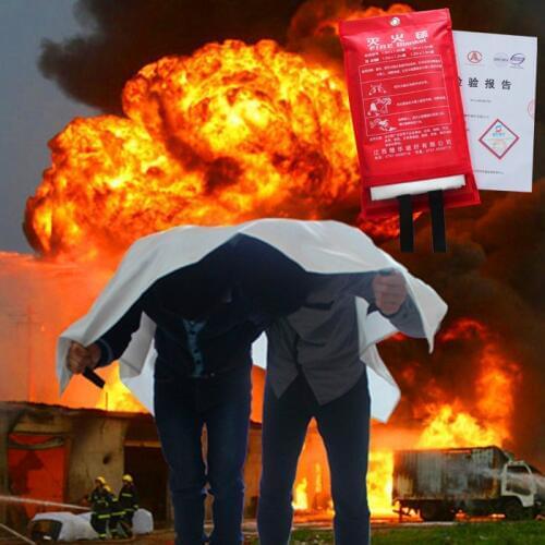 Thicker style 1mX1m fire blanket, welding blanket factory use, escape special fire equipment, fire fighting cloth
