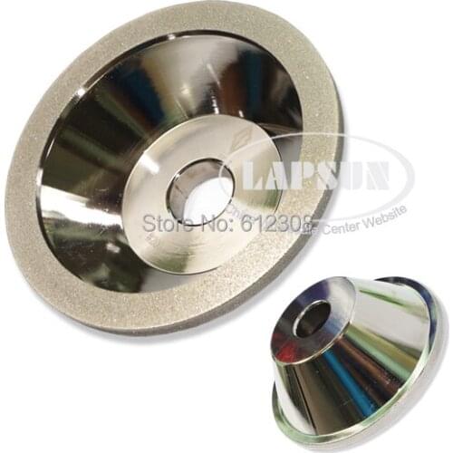 100mm ( 4 inch ) #200 Grit Diamond Coated Rotary Grinding Grind Round Wheel Disc Cup 11C9 For Tool Cutter & Grinders Mill Lathe