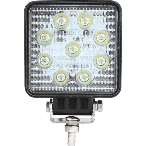 Led Work light bar 27W 48w Led car light For 4x4 led offroad SUV ATV Tractor Boat Trucks Excavator 12V 24V work lights 2pcs