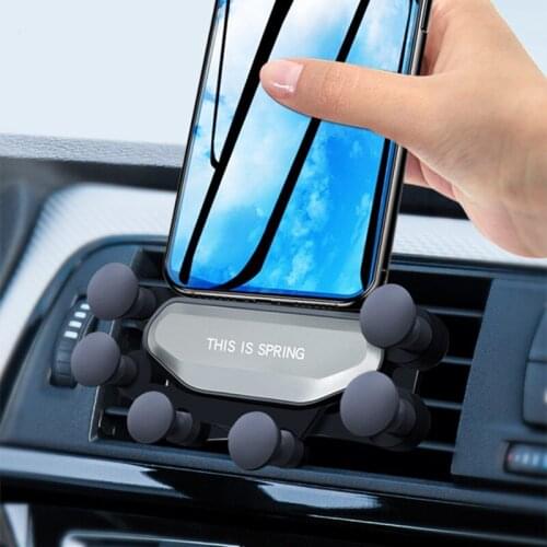 Universal Air Vent Car Mount Gravity Auto-Grip Car Phone Holder Support For Phone in Car For iPhone X Samsung XIAOMI Tablets