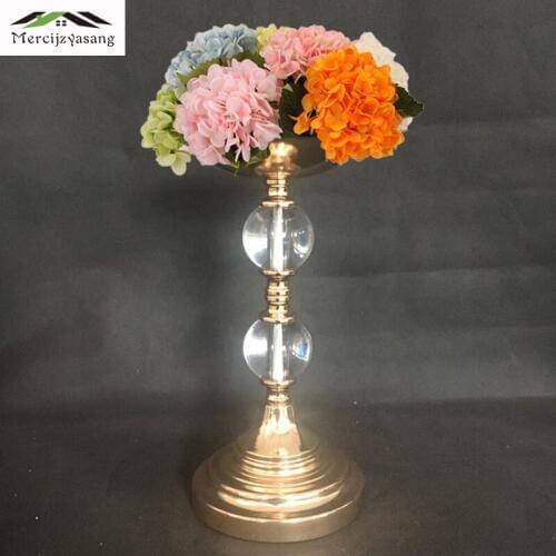 10Pcs/Lot Flower Vases Floor Acrylic Vase Plant Floral Holder Flower Pot Road Lead for Home/Wedding Corridor Decoration G155