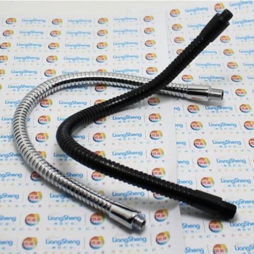 2PCS Dia 8mm 10 15 20 25 30 35cm Two Head Led lamp metal hose gooseneck serpentine tube clamp lamp, flexible metal tubing