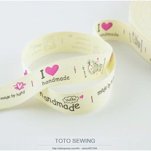 2CM width Zakka mini.order is $5 (mix order) cherry fruit label cotton ribbons TOTO sewing accessory sewing tapes FREE SHIPPING