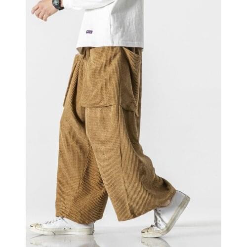 Woman Jogger Sweatpants Loose Oversized Trousers 5Xl 2021 Mens Cargo Pants Side Pockets Men Harem Pants Streetwear Fashion