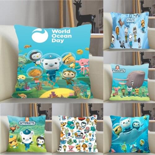 Octonauts Decorative Pillowcase Cartoon Pillow Case Pillow Inner Is Not Included Printing Cushion Pillow Case Bedroom Office