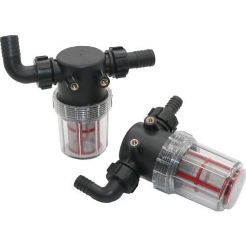 20mm 25mm 50 Mesh Stainless Steel Large Flow Visible Filter Transparent Water Pipe Pre-Filter Garden Irrigation Agriculture Tool