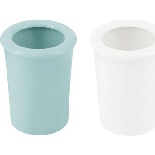 1/12 Scale Dollhouse Miniature PVC Mini Trash Can Bathroom Scene Props