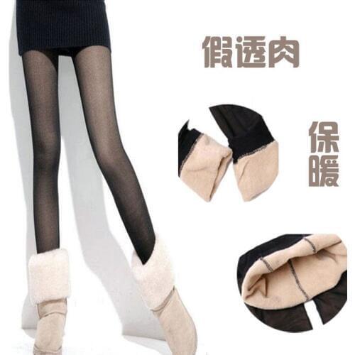 Fashion Womens Tights Korean Beauty Cute Sexy Stocking Velvet Panty hose Womens Knee High Leg Warmer Pantyhose Girl Stockings