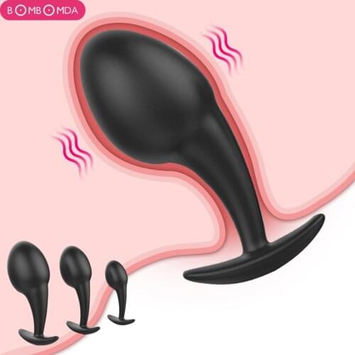 3 Pcs Set Silicone Butt Plug Smooth Anal Toys Masturbator Sex Toys for Man Woman Anal Massage Anal Plug Private Goods for Adult