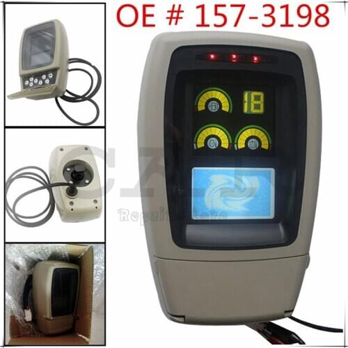 Monitor Gauge Panel 157-3198 for CAT Caterpillar 320C 312C 315C 318C Excavator Monitor Display Panel 260-2160 1573198 2602160