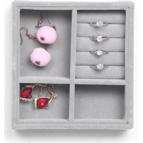 Fashion Sale Small Jewelry Tray Ring Necklace Storage Organizer Bracelet Watch Display Drawer Stuff Finishing Multi-functional