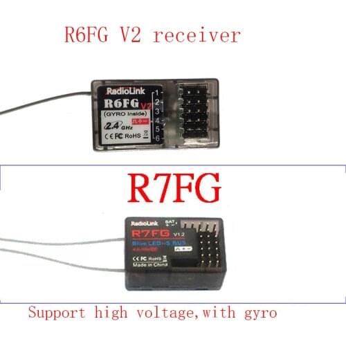 R6FG/R7FG 6 &7CH 2.4GHz Receiver with Gyro for RC6GS RC4GS Remote Controller Receiver with Gyro