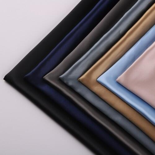 22MM 100% Pure Silk Fabric Solid Color Fabrics Width 114cm Natural Mulberry Silk Free Shipping