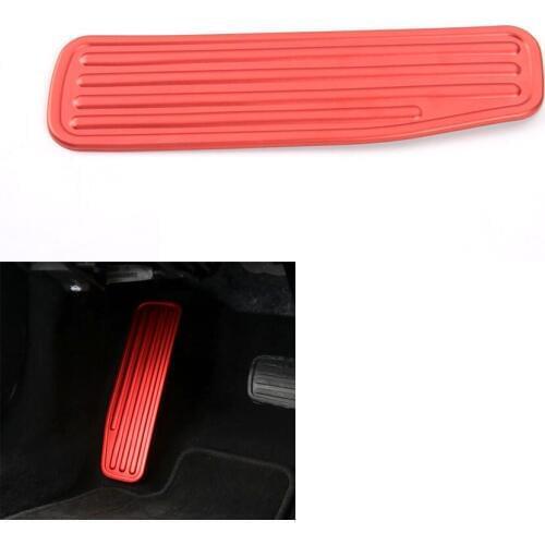 YAQUICKA Car Interior Left Foot Rest Pedal Cover Trim Sticker Styling Fit For Chevrolet Camaro 2017+ Auto Accessories