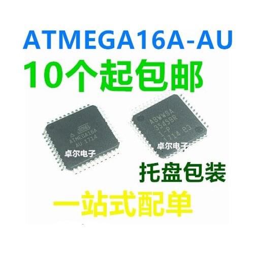 100% New&original ATMEGA16A-AU TQFP44 8 AVR 16K In Stock