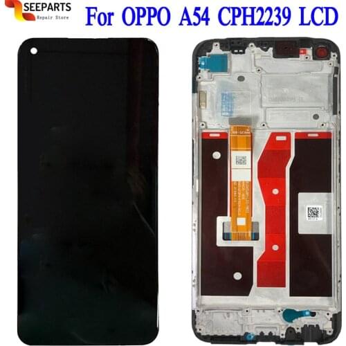 100% Tested For OPPO A54 LCD Display Touch Screen Assembly Replacement For Phone 6.51" Oppo A54 LCD CPH2239 Display