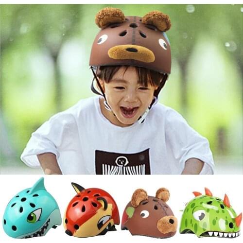80% Hot Sales!!Ultralight Kids Bike Riding Skating Children Cycling Cute Cartoon Safety Helmet