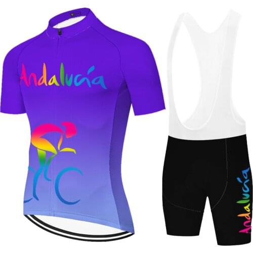 Andalucia Laser Cut Conjunto Ropa Completino Maglia Uomo Jersey Tricota Cullotte Abbigliamento Ciclismo Maillot Ciclismo Hombre