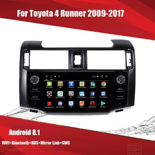 Kukuz 10.2 Android autoradio Car Dvd payer stereo for Toyota 4 Runner 2009- GPS multimedia Player Radio Video Navigation Wifi
