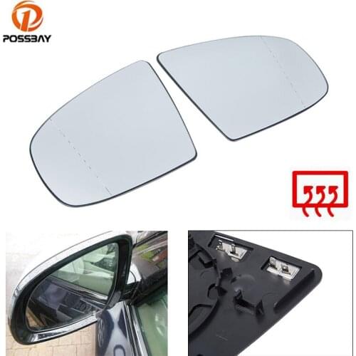 Car Rearview Mirror Heated Glass Auto Dimming Door Wing Mirror Clear Glass Exterior Parts for BMW X5 X6 Series E70 E71 E72 07-14