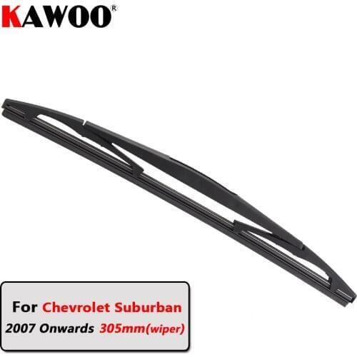 KAWOO Car Rear Wiper Blades Back Window Wipers Arm For Chevrolet Suburban Hatchback (2007 Onwards) 305mm Auto Windscreen Blade