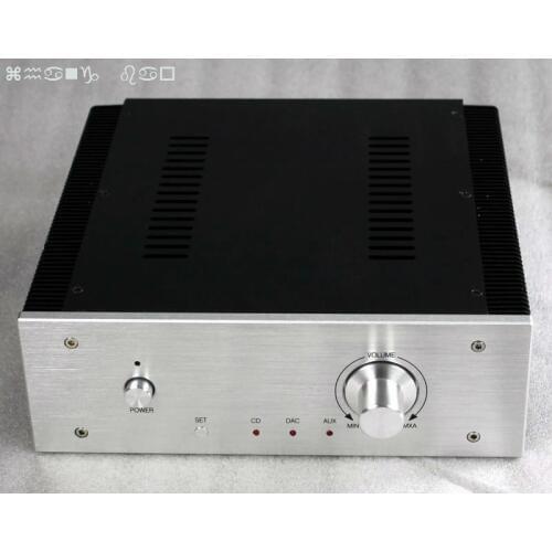 WA17 all amplifier case black wire drawing diy tube amplifier chassis aluminum amplifier enclosure