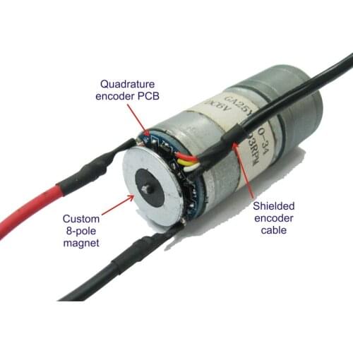 DAGU "Wild Thumper" Encoders RS003-Enco With Motor 75:1