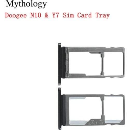 For Doogee N10 Original Sim Card Holder Tray Mobile Phone Repair Parts Sim Card Slot For Doogee Y7