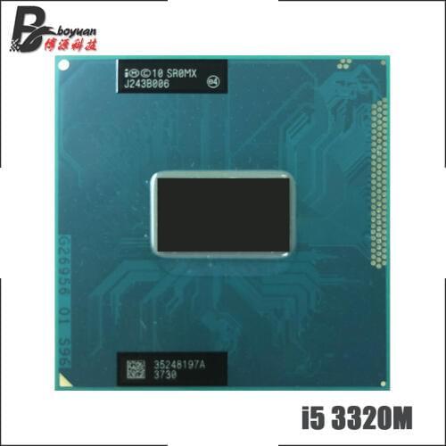 Intel Core i5-3320M i5 3320M SR0MX 2.6 GHz Dual-Core Quad-Thread CPU Processor 3M 35W Socket G2 / rPGA988B