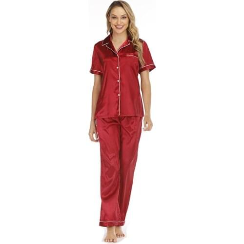 Feelycc Women's Silk Pajamas
