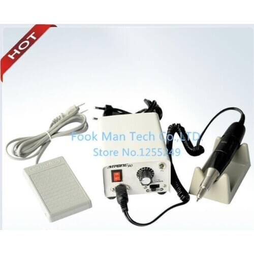 Free Shipping 220V Strong 90 Micromotor Hand Polishing Polisher 35000 rpm 102 Handpiece for laboratory jewelry and industry