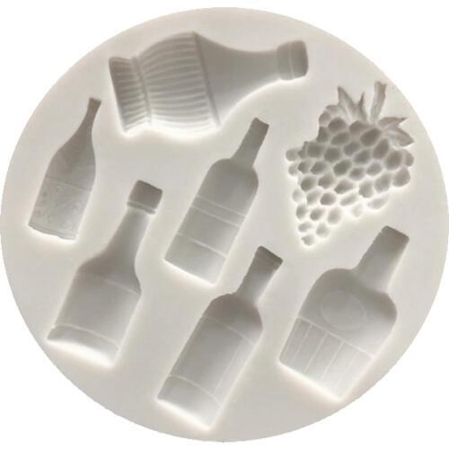 Grapes Wine Shapes Silicone Fondant Cake Chocolate Candy Silicone Decorating Mold Tools