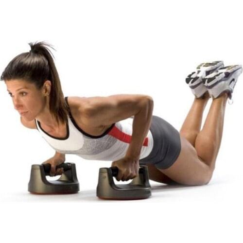 Perfect Fitness Perfect Pushup Rotating Push Up Handles Non Slip Push-Up Bracket Wide Handle Grip Push Up Bars Abdominales