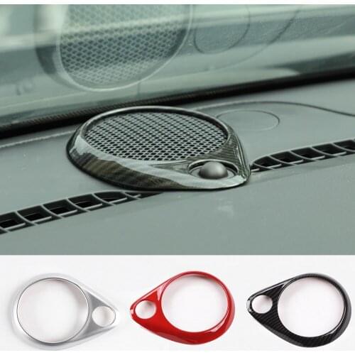 ABS Interior Central Console Dashboard Speaker Ring Decorative Cover for Dodge Durango 2011+ Car Accessories