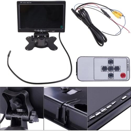 A Set Digital TFT LCD Display HD- 7 Inch LCD Monitor 480*234 for Car Rear View Backup Camera