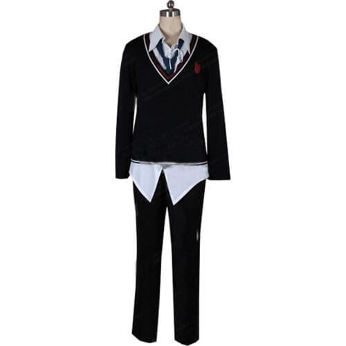 2018 Anime Diabolik Lovers More,Blood Yuma Mukami Cosplay Costume Outfit Shirt+Sweater+Coat+Pants+Tie