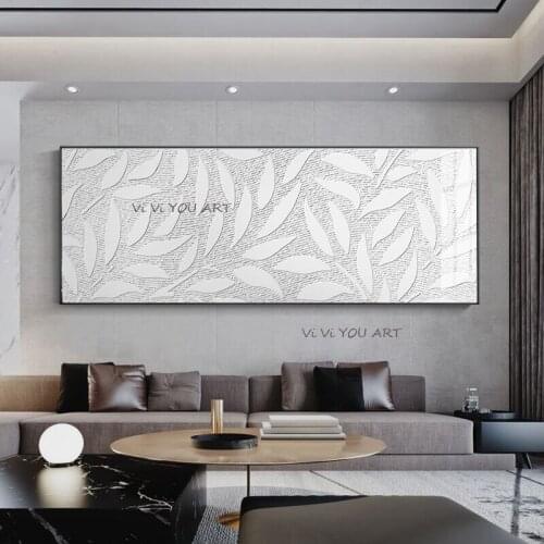 Fashion Pure Hand-Painted Modern Home Decor Wall Art Picture Abstract Painting Simplicity Artwork Canvas Living Room Decoration