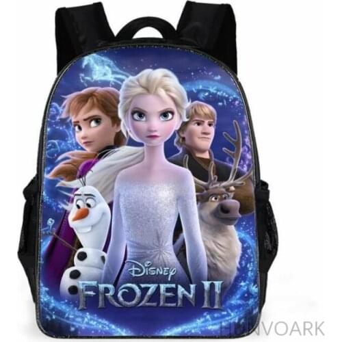 Frozen New Kids Bag For Girls Cute Elsa Anna School Bags Waterproof Backpack Children Kindergarten Preschool Backpacks