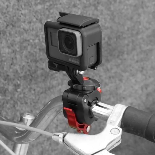 Sports Camera Universal Bicycle Clamp Adjustable Clips for GoPro 8 / Osmo Action / Osmo Pocket