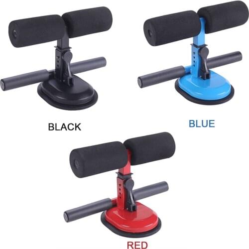 Adjustable Sit Up Bar Floor Assistant Abdominal Exercise Stand Ankle Support Trainer Workout Equipment for Home Gym Fitness Gear