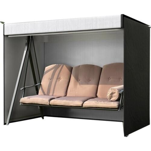 Garden Swing Cover 3-Seater Swing Hammock Cover Outdoor Garden Patio Protector Sun Shade Waterproof Chair Cover
